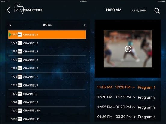 IPTV - Smarters Player