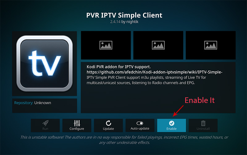 IPTV sur Kodi