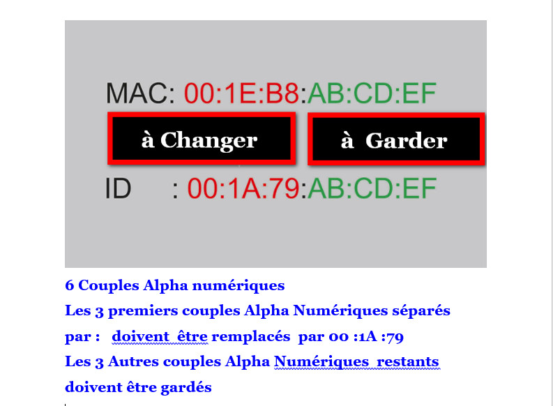 COMMENT DECHIFFRER LA MAC ADDRESS DE VOTRE BOX ANDROID