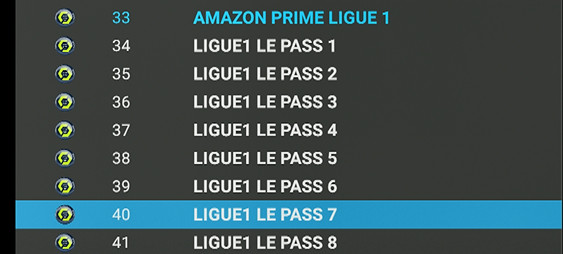 AMAZON PASS LIGUE 1 CHAINES IPTV